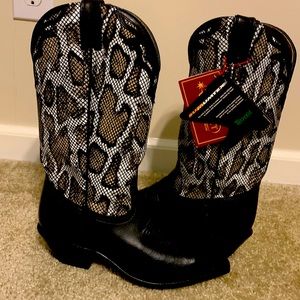 Boulet Black Cowboy Boots